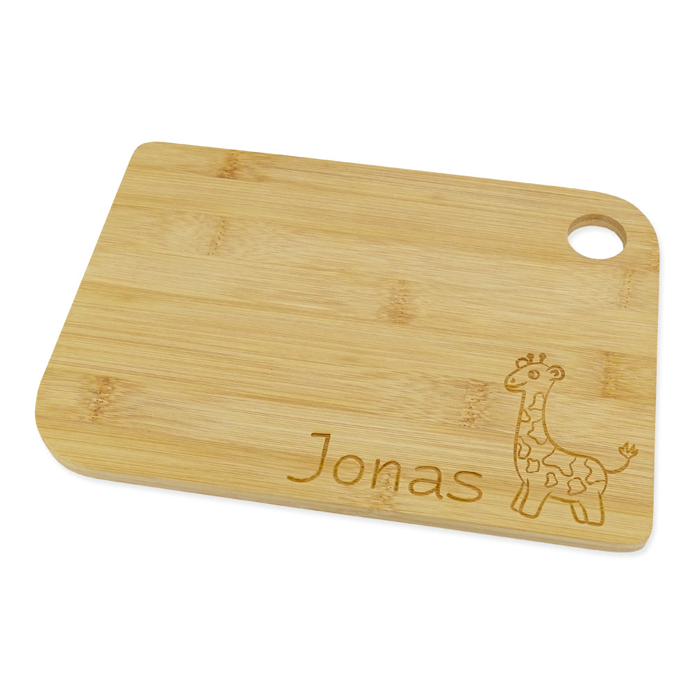 Bambus Schneidebrett mit Gravur