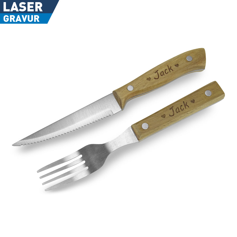 personalisiertes Besteck-Set