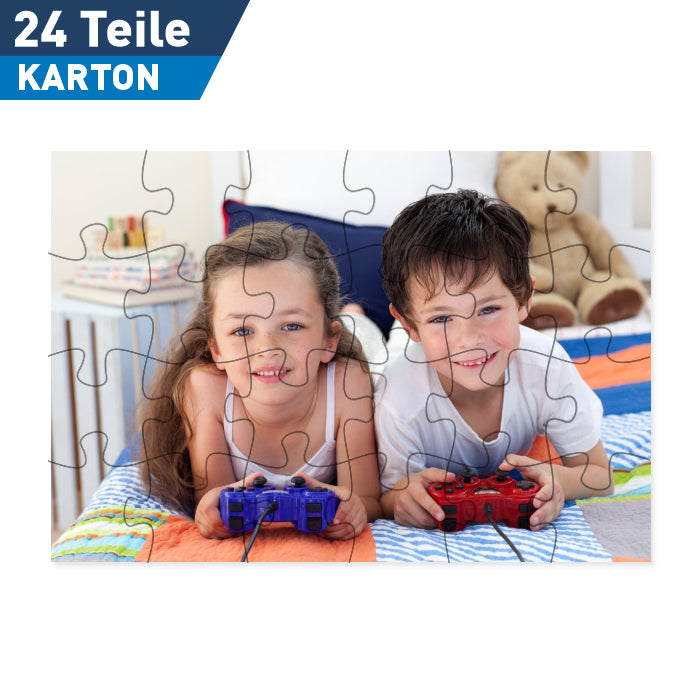 Puzzle bedrucken lassen, 24 Teile