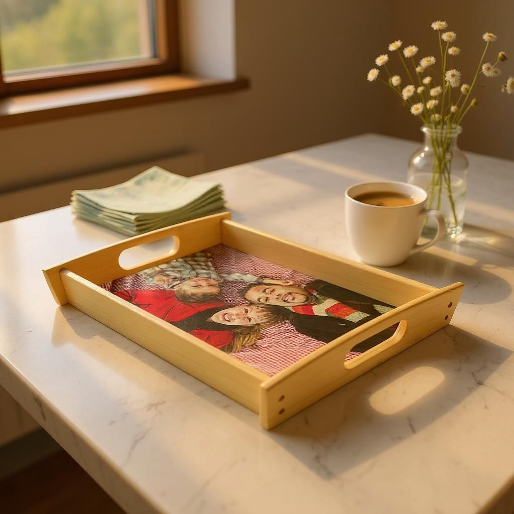 Holz-Tablett bedrucken lassen