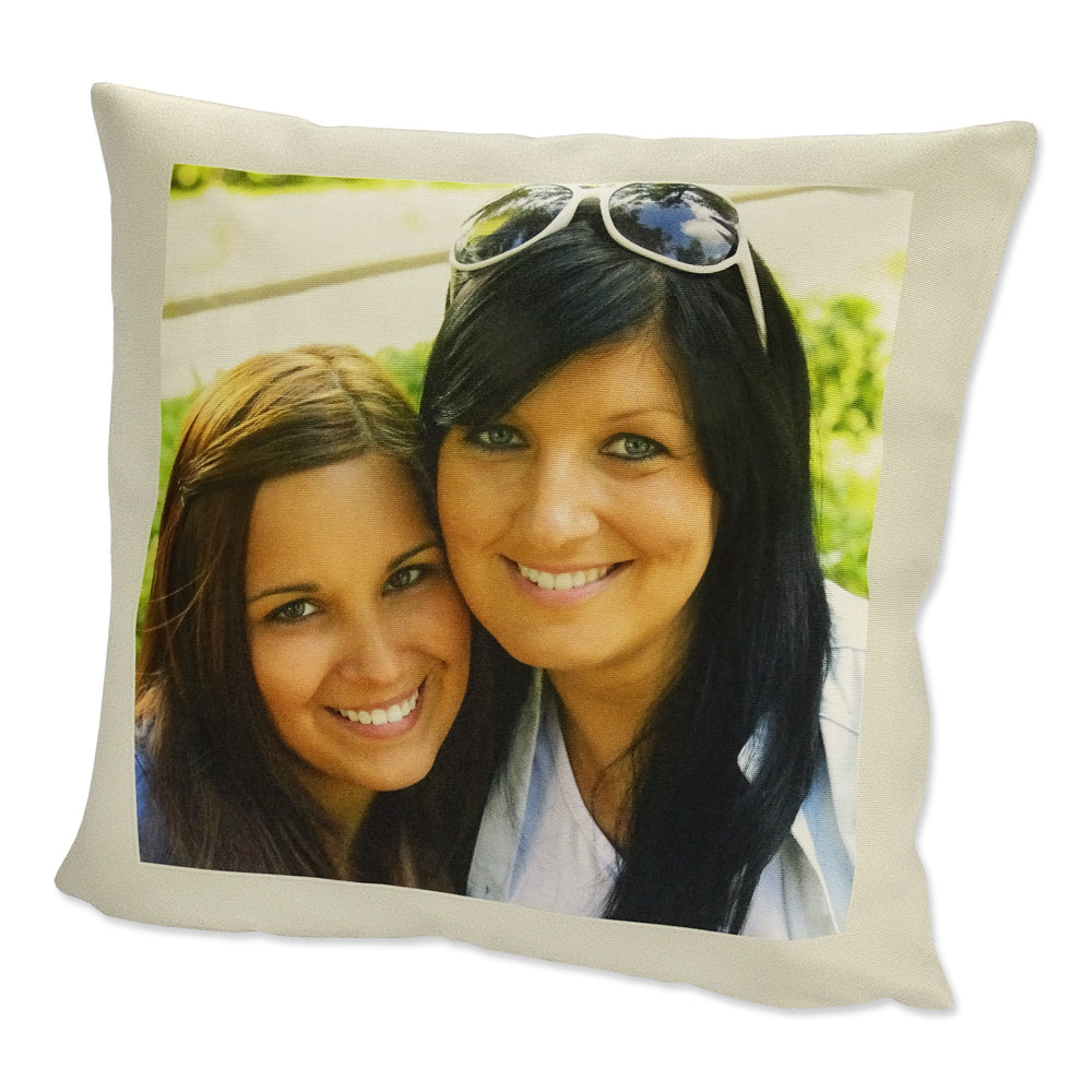 Kissen mit Foto bedrucken, Leinenoptik