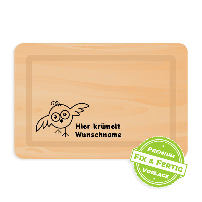 personalisiertes Schneidebrett aus Holz