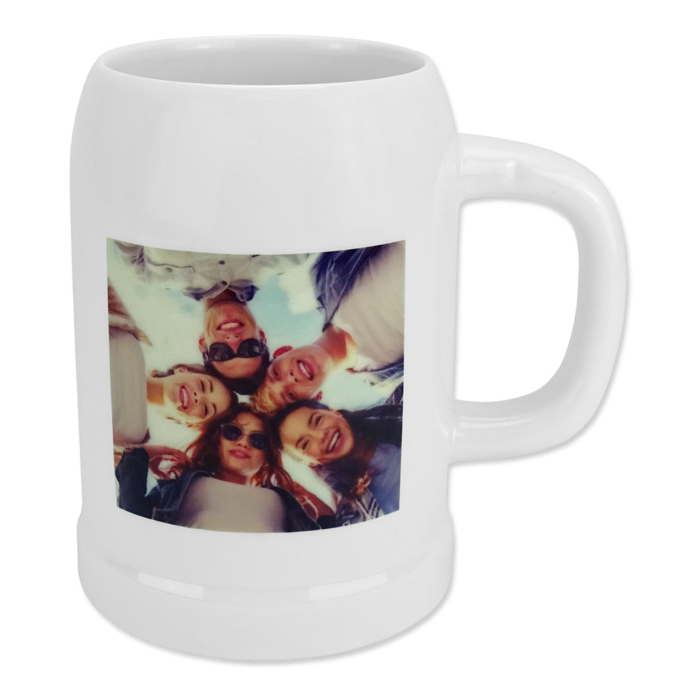 Bierkrug bedrucken mit eigenem Foto