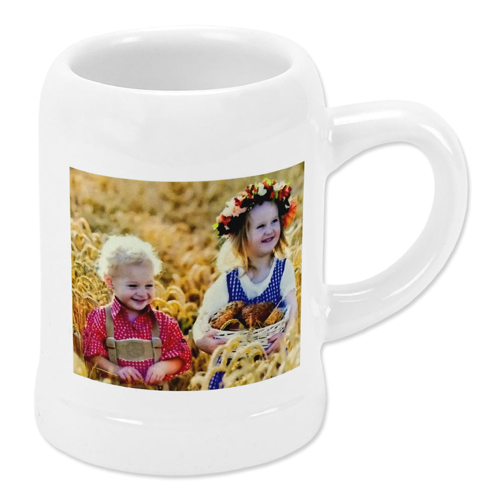 kleinen Bierkrug mit Foto bedrucken lassen