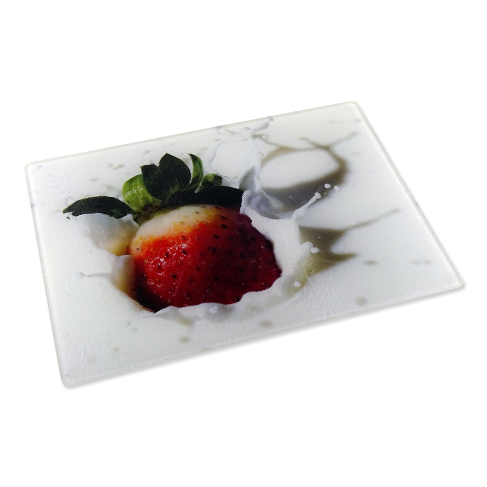 Glasschneidebrett mit Foto bedrucken