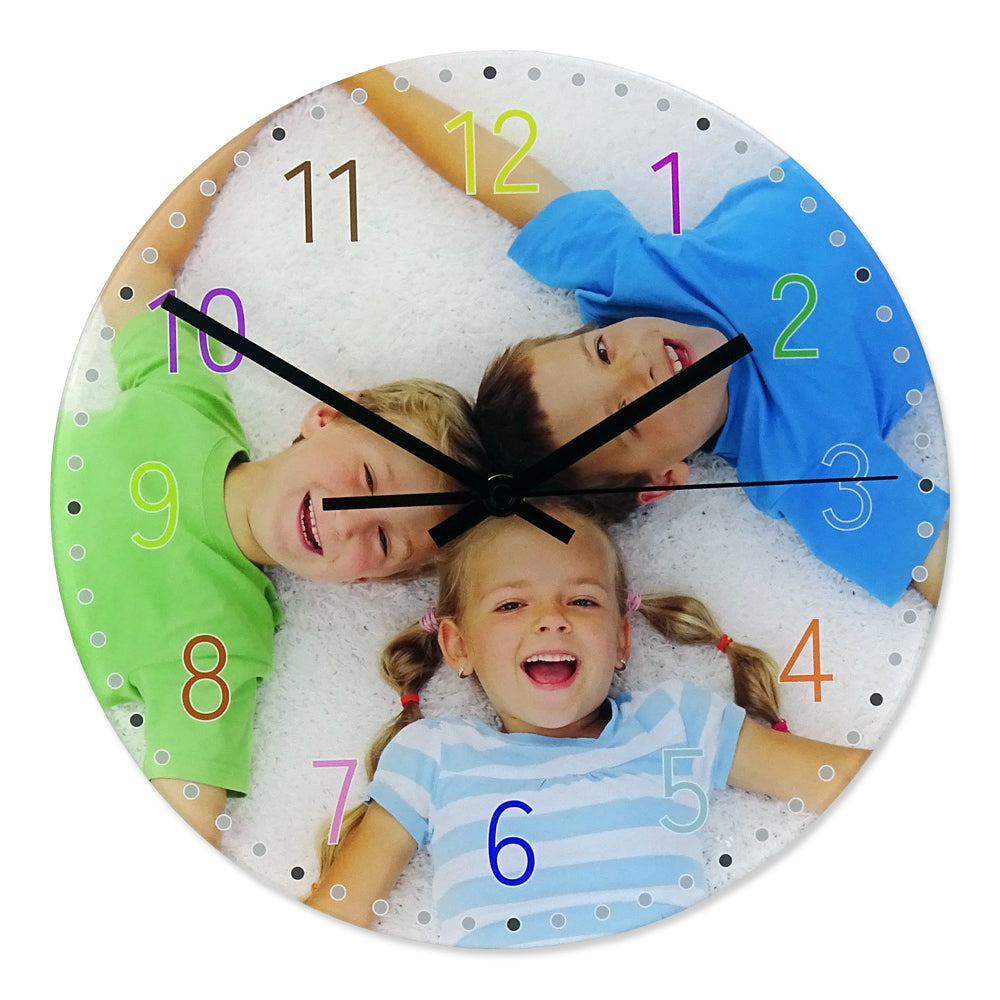 Wanduhr mit eigenem Foto gestalten
