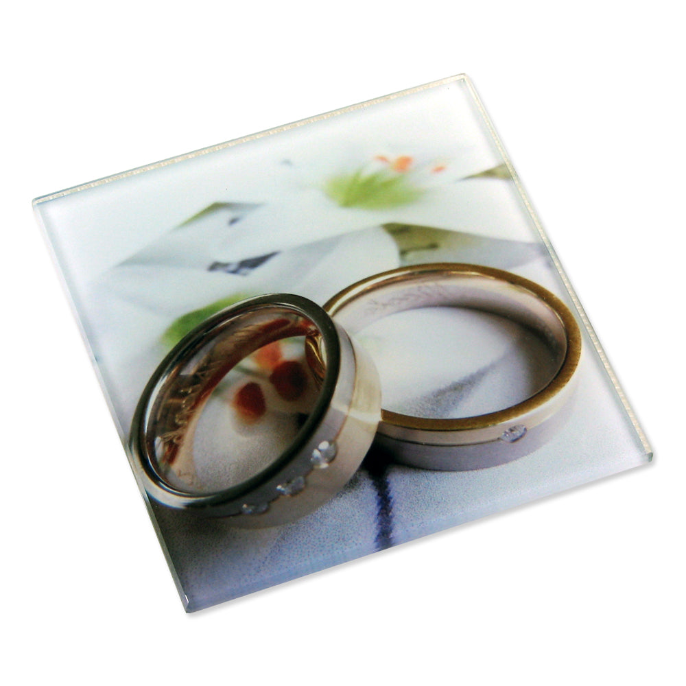 Untersetzer aus Glas mit Foto gestalten