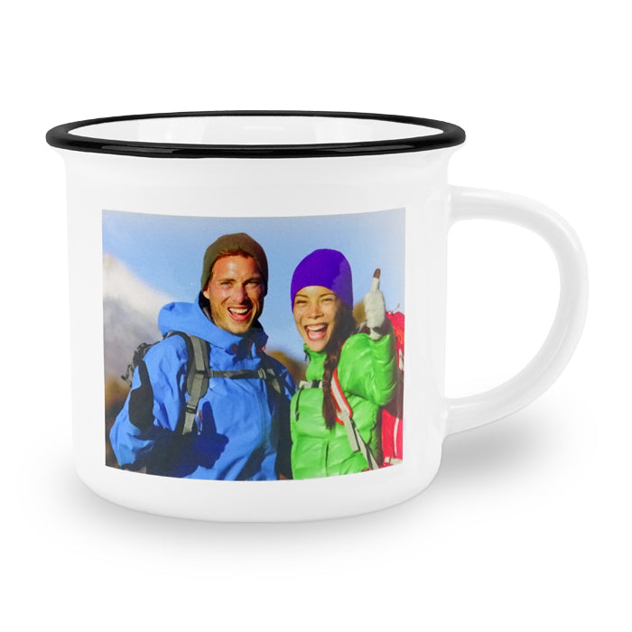 personalisierte Camping-Tasse