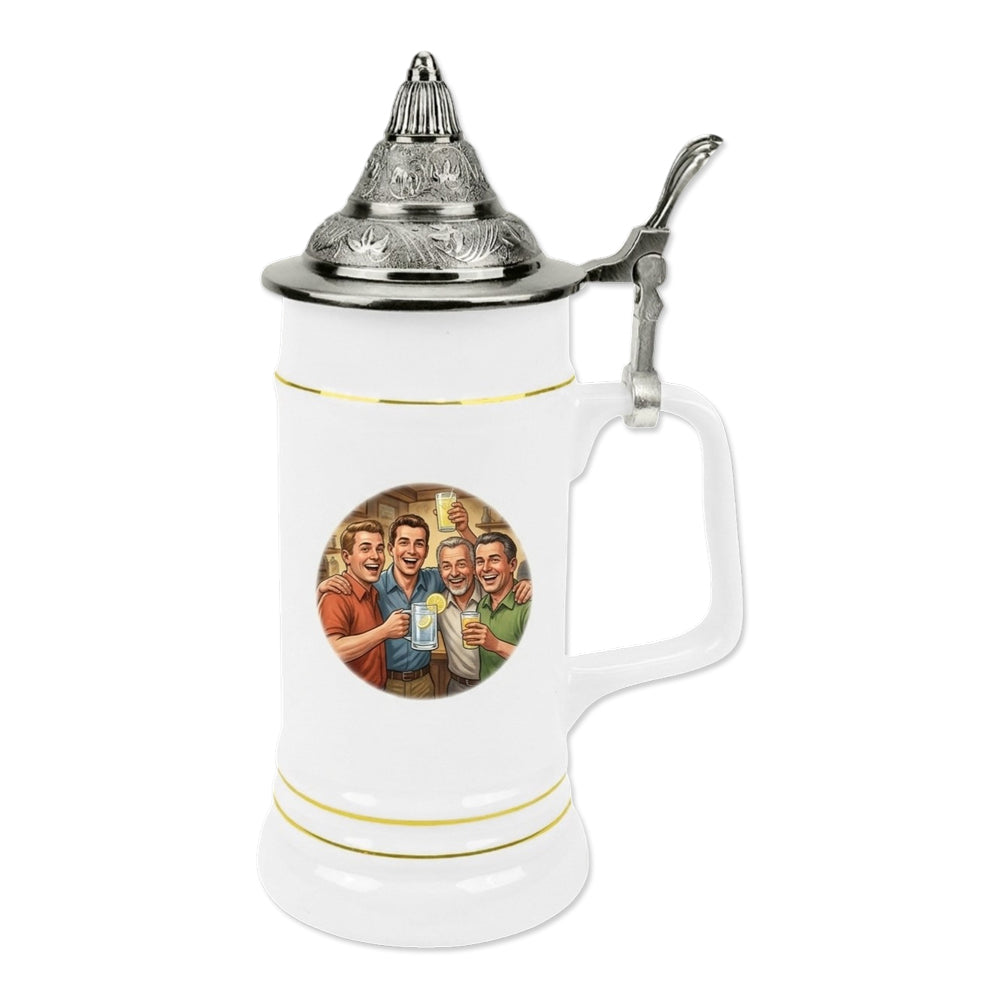 Bierkrug mit Aufdruck