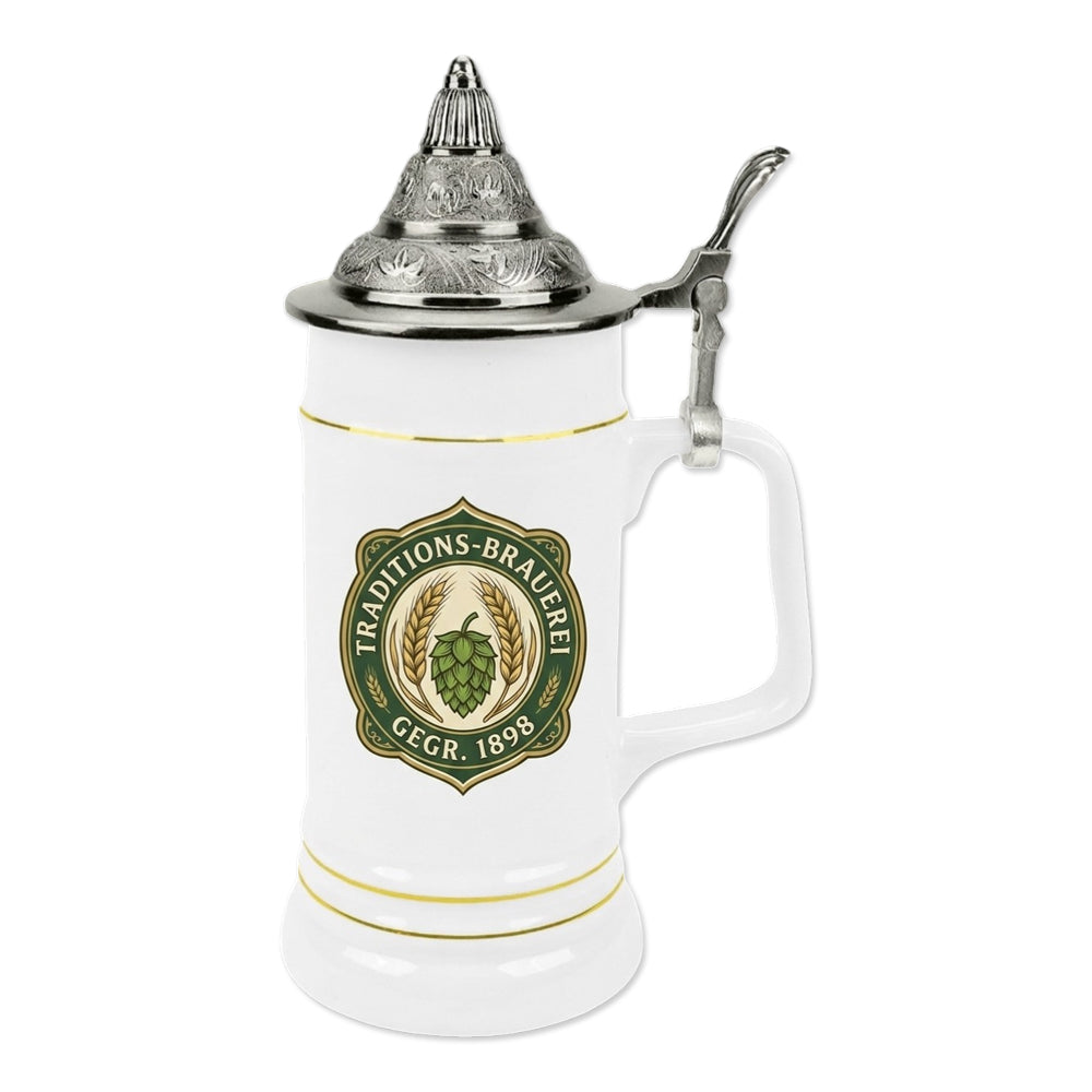 Bierkrug mit Logo