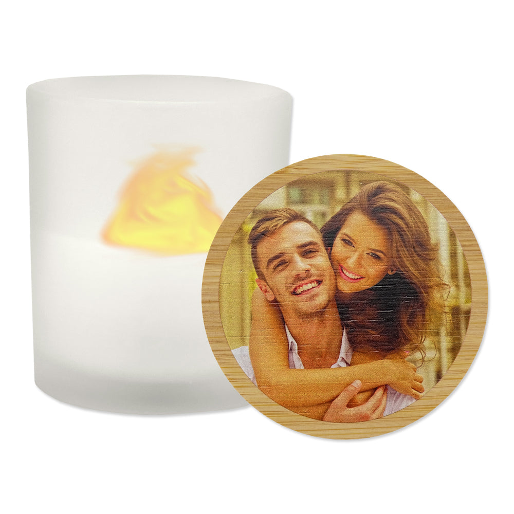 Duftkerze mit eigenem Foto bedrucken