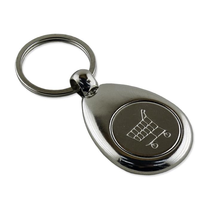 Schlüsselanhänger mit Chip für Einkaufswagen
