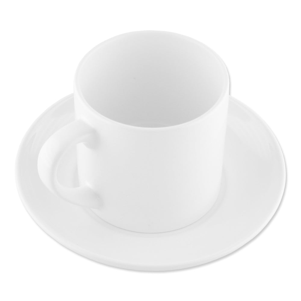 Kaffeetasse mit eigenem Foto, mit Unterteller